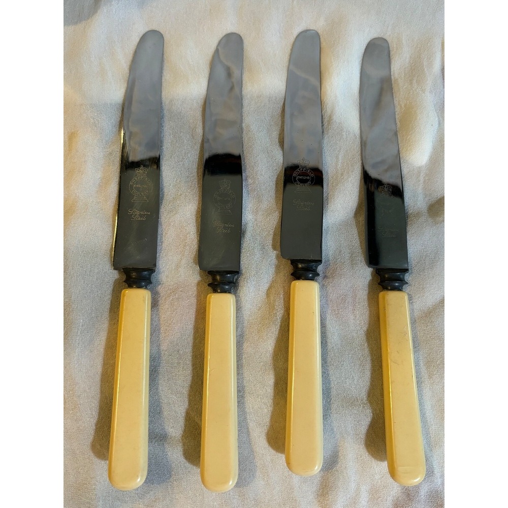 Desert Knife‎ with stainless blade by Scheffield Steel Lot of 4